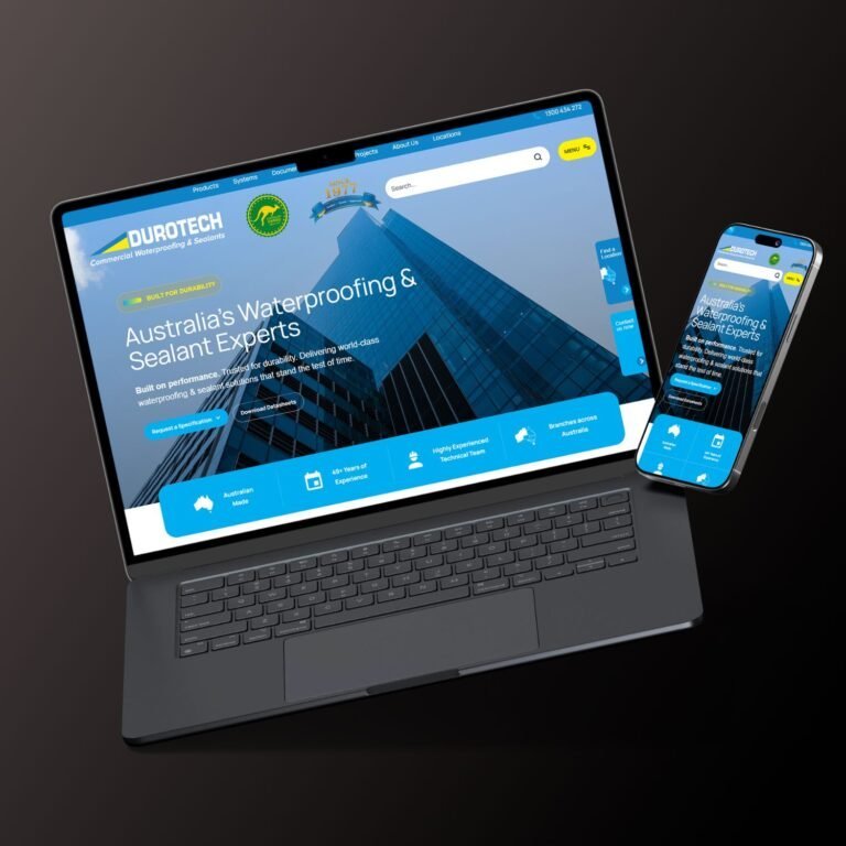 Website design & development example
